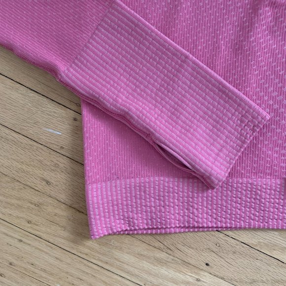 Pink It's Rulu Cropped Half Zip - Picture 2 of 8